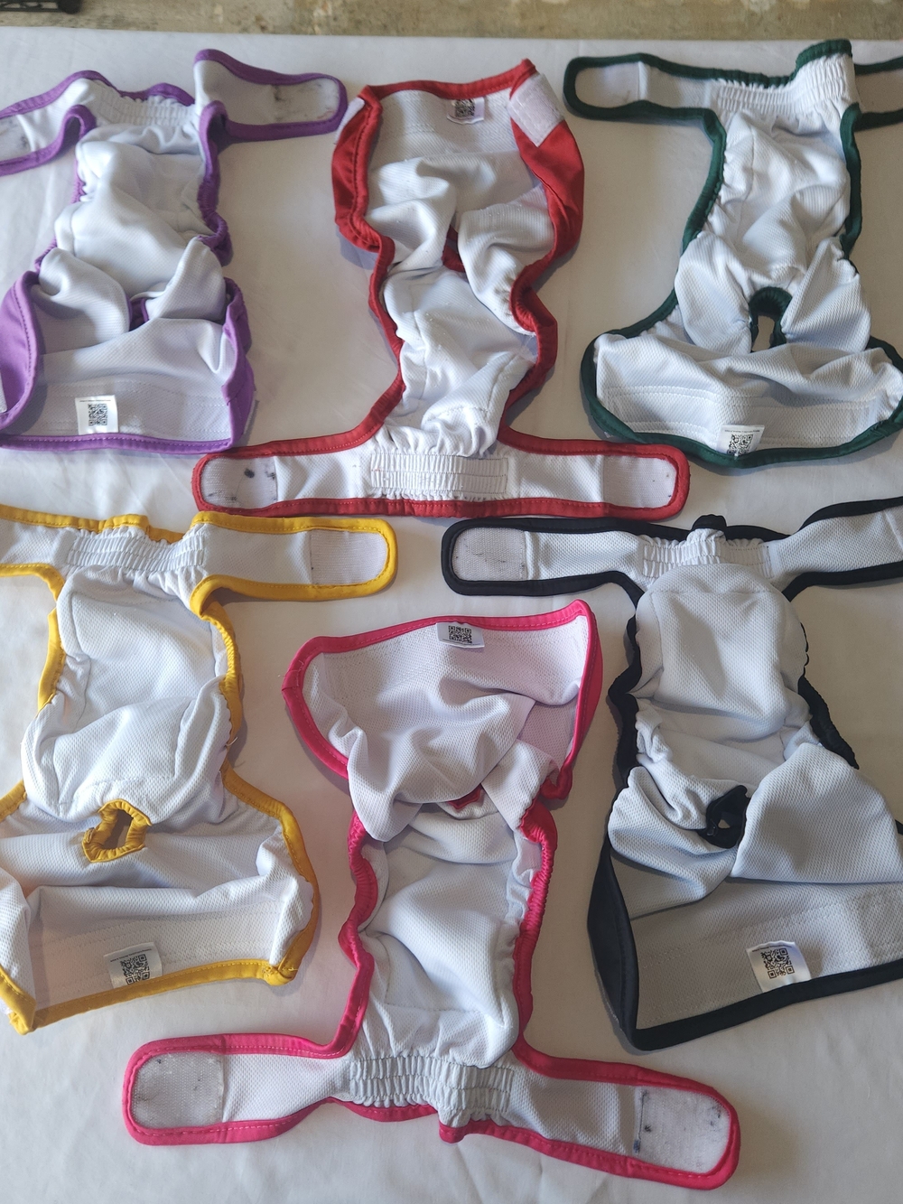 Reusable Dog Diapers (6) Washed & Ready To Ship - Picture 3 of 5
